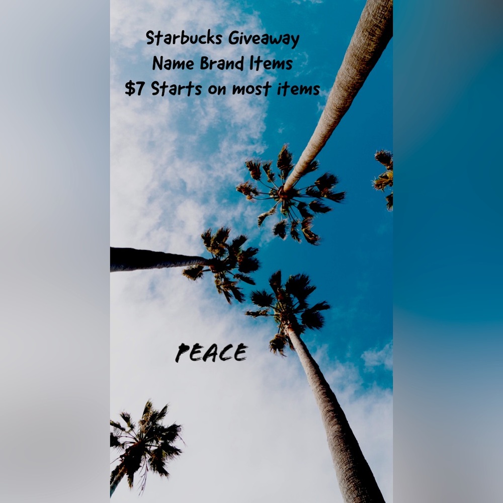 🖤 Starbucks Giveaway 🖤 Wednesday @ 8pm